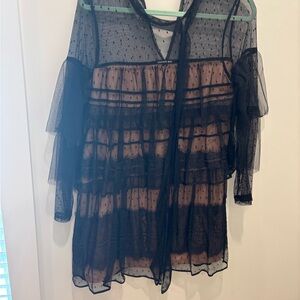 Chic Black Sheer Gianni Bini Women's dress